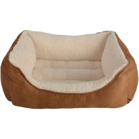 PetSpaces 12311-01 Faux-Suede Rectangular Pet Bed (Medium)