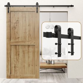 6.6ft Sliding Barn Door Hardware Kit