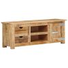 TV Cabinet 43.3"x11.8"x15.7" Rough Mango Wood