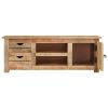 TV Cabinet 43.3"x11.8"x15.7" Rough Mango Wood