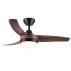 42 in.Modern Farmhouse Ceiling Fan with Light and Remote Control