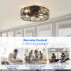 Summer and Winter Dual-Use Ceiling Fan with Remote Control - 6 Speed Adjustment for Sleeping, Indoor Activities, Living room Terrace Dining table Bedr