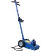 22 Ton Hydraulic Floor Jack Air-Operated Axle Bottle Jack with (4) Extension Saddle Set Built-in Wheels, Blue