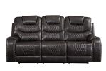 ACME Braylon Sofa (Motion), Magnetite PU 55410