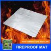 1pc Outdoor Camping Fireproof Mat; Silver Barbecue Stove Mat; High Temperature Resistant Fiberglass Protective Picnic Mat; For Grass Cement Wooden Boa