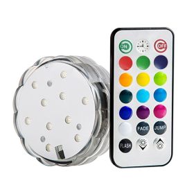 Colorful underwater waterproof lights highlight remote control lights (Option: Colorful)