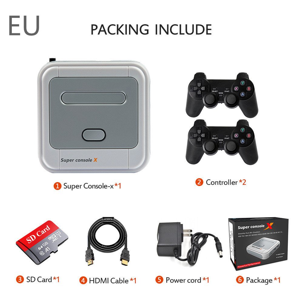 Super Console X Retro Game Console PRO Upgrade Version TV Set-Top Box R8 Game Console PSPArcade Super Console X Retro Game Console PRO Upgrade Version TV Set-Top Box R8 Game Console PSPArcade
