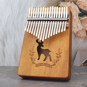 Thumb Piano Kalimba 217-tone Finger Piano For Beginners Getting Started Musical Instrument Kalimba Finger Piano OEM Customization (Option: Mahogany Fawn)