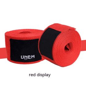 Boxing Sanda Tied Hands Bandage (Option: Red-250cm)