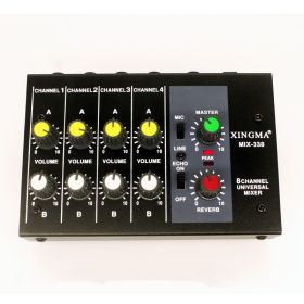 Microphone Audio Connection Splitter Multiple Mixing (Option: MIX438 mixer 8way)