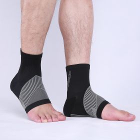 New Sports Ankle Support Anti-ankle Socks (Option: Black S Yards)