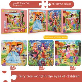 Book Folding Magnetic Advanced Puzzle Educational Toys (Option: Fairy Tale World)