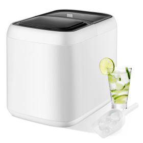 Home Portable Self-Clean Countertop Ice Maker (Color: White, Type: Ice Maker)