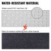 VEVOR Garage Floor Mat, Vinyl Garage Flooring Roll Anti-Slide Diamond Texture Silver Garage Mats for Under Car Covering Space DIY PVC Garage Floor Mat