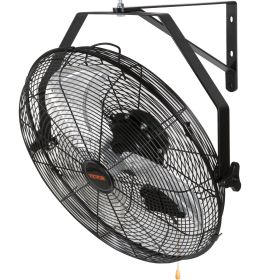 VEVOR Wall Mount Fan, 18 Inch, 3-speed High Velocity Max. 4150 CFM, Waterproof Industrial Wall Fan, Commercial or Residential for Warehouse, Greenhous (Fan Diameter: 18 inch, Shake Head or Not: No)