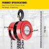 Hand Chain Hoist Chain Block W/Industrial-Grade Steel Construction for Lifting Good In Transport & Workshop